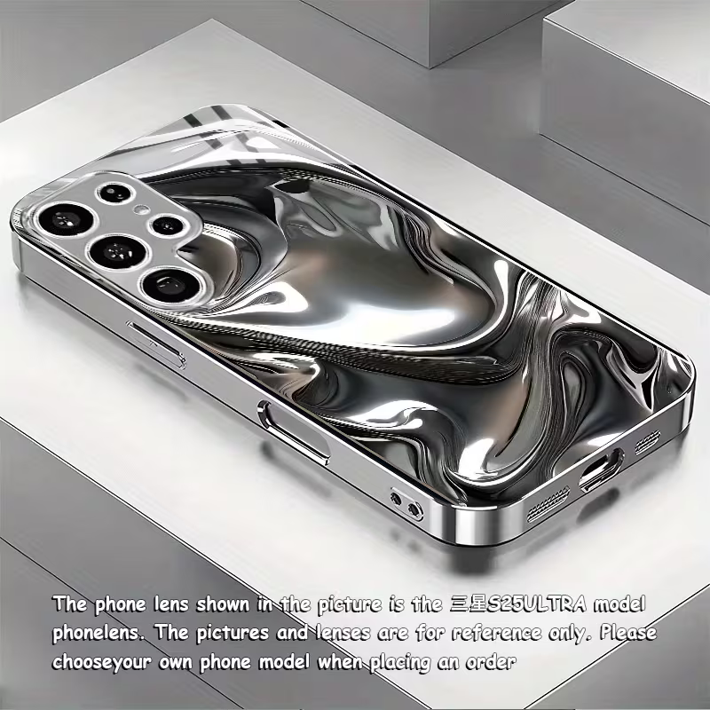 Trendy Metallic Glossy Stereoscopic Holographic Case