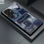 Galaxy S Series - Blue Carpet Collage Pattern Case