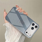 Premium Silvery Glass Case