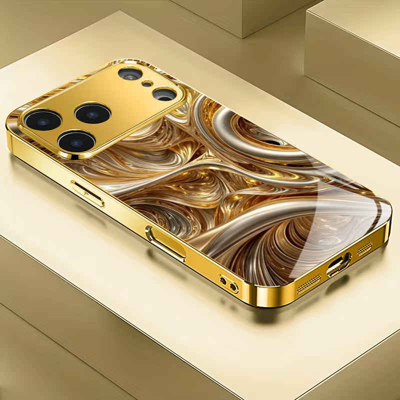 Luxurious Gold-Plated Case