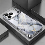 Marble Patterned Electroplated Case