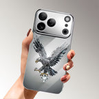 Luxury Crystal Eagle Pattern Glass Case