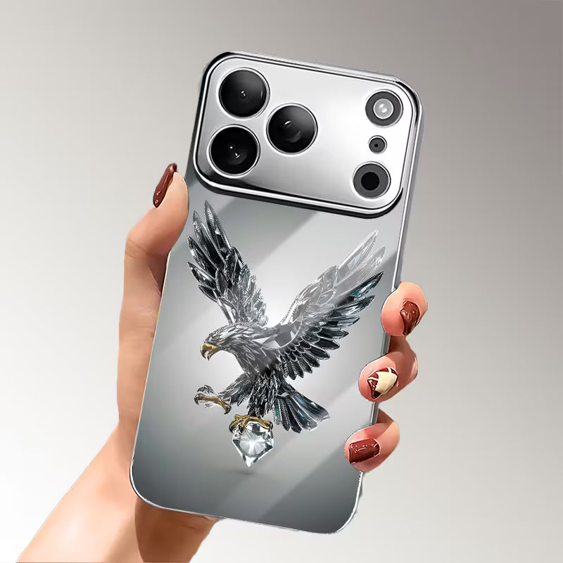 Luxury Crystal Eagle Pattern Glass Case
