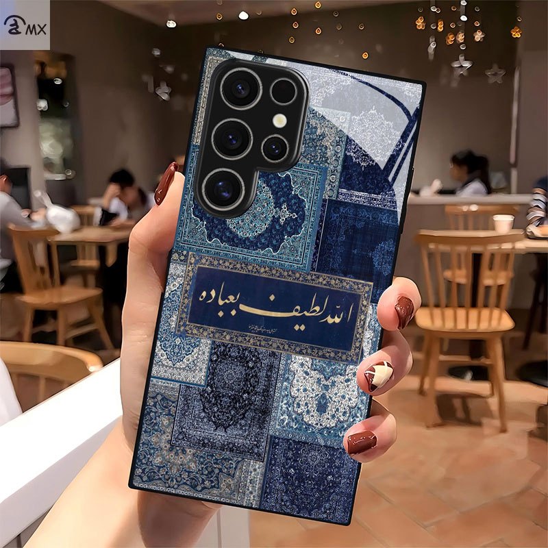 Galaxy S Series - Blue Carpet Collage Pattern Case