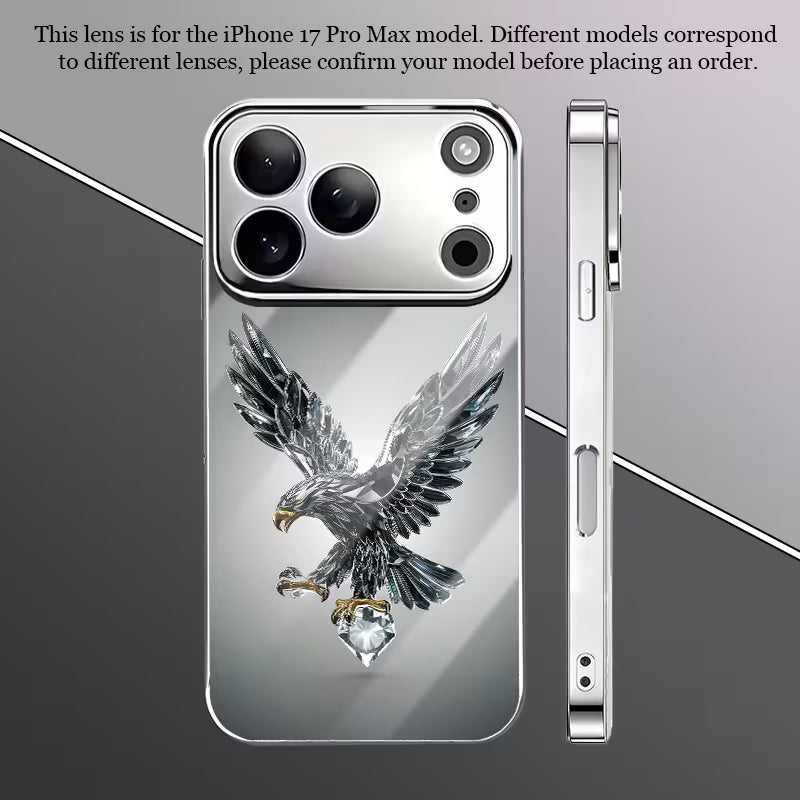 Luxury Crystal Eagle Pattern Glass Case