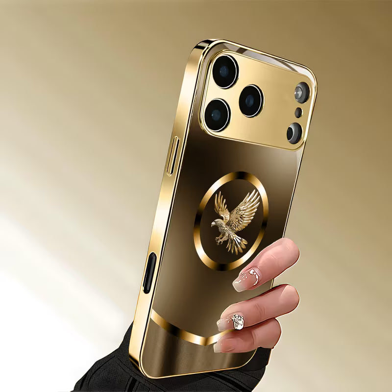 Eagle Pattern Electroplated Case