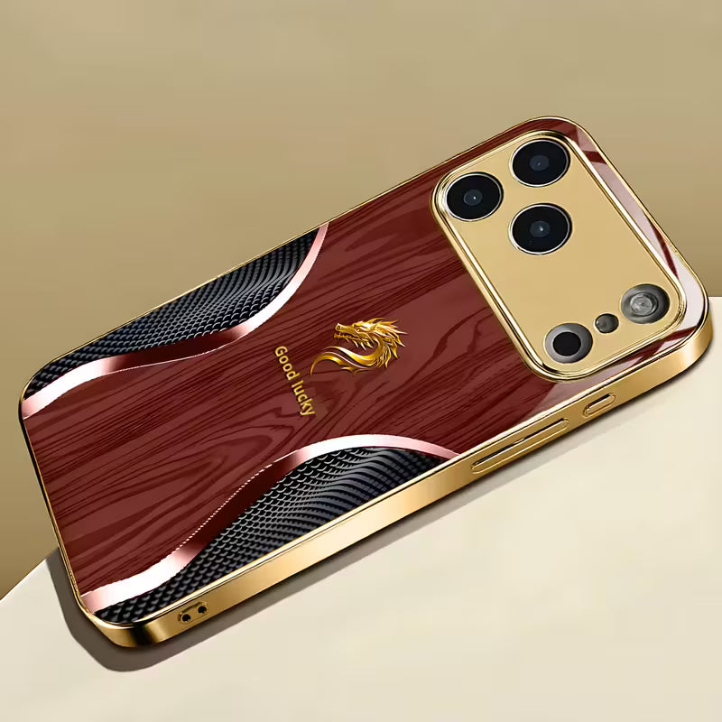Golden Dragon Electroplated Case