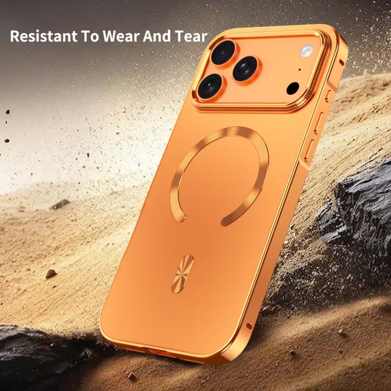 Frosted Back Panel Magnetic Ring Case