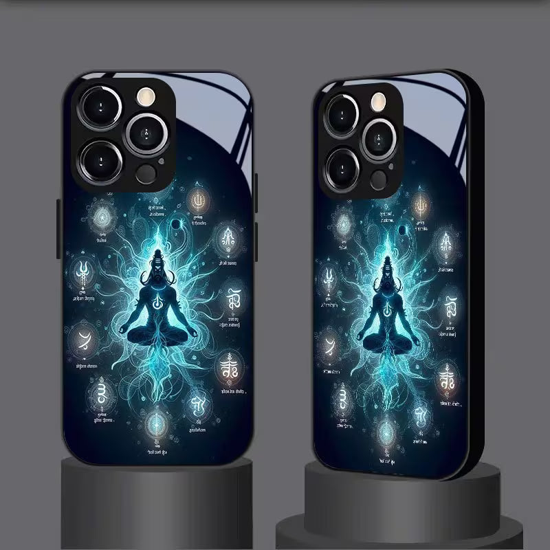 Cosmic Shiva Neon Glass Case