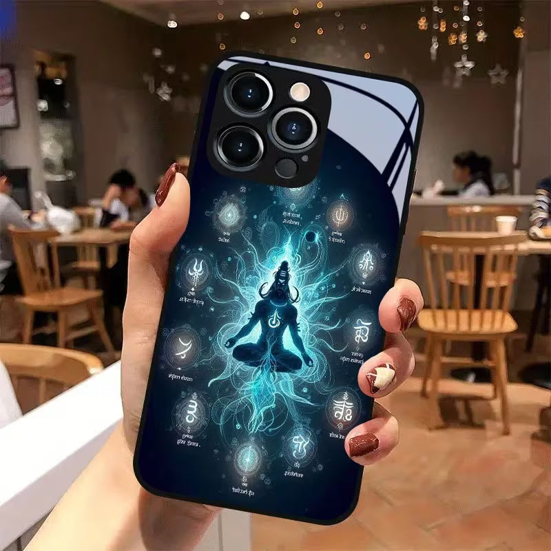 Cosmic Shiva Neon Glass Case
