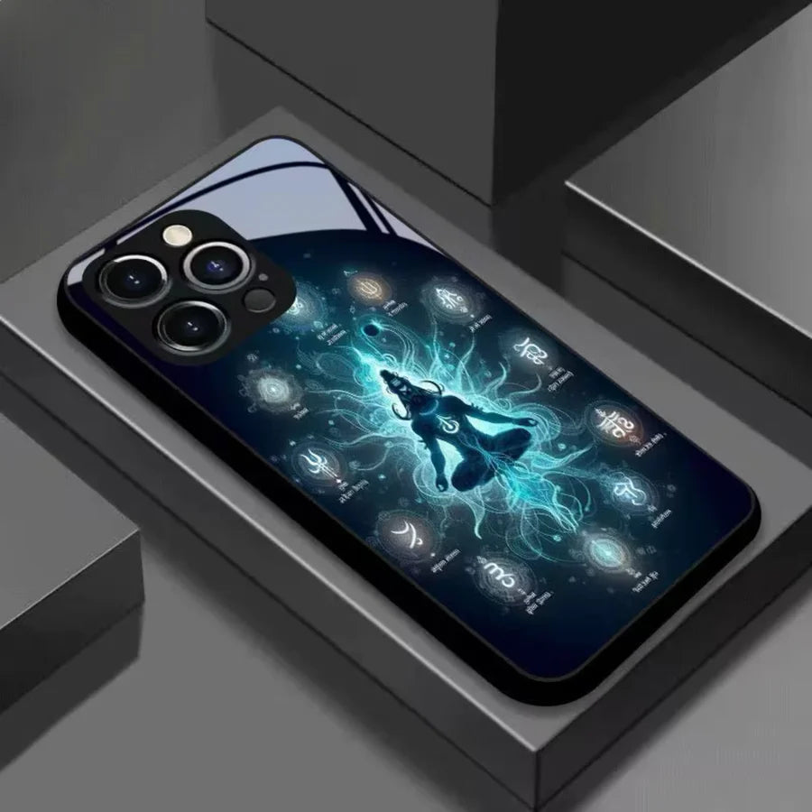 Cosmic Shiva Neon Glass Case