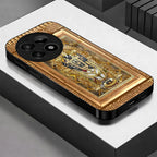 Golden Tirupati Balaji Glass Case