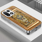 Golden Tirupati Balaji Glass Case