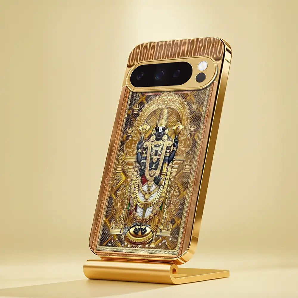 Divine Tirupati Balaji Glass Case