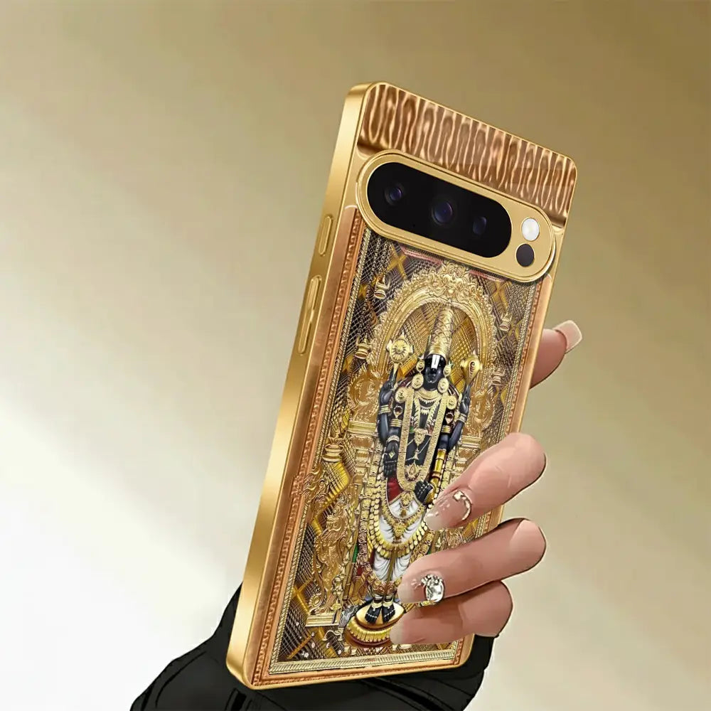 Divine Tirupati Balaji Glass Case