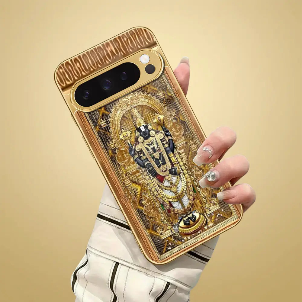 Divine Tirupati Balaji Glass Case