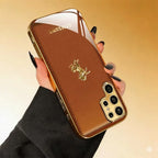 Galaxy S Series - Prestige Horse Gold Trim Case