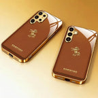 Galaxy S Series - Prestige Horse Gold Trim Case