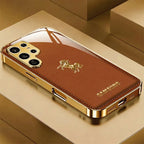 Galaxy S Series - Prestige Horse Gold Trim Case