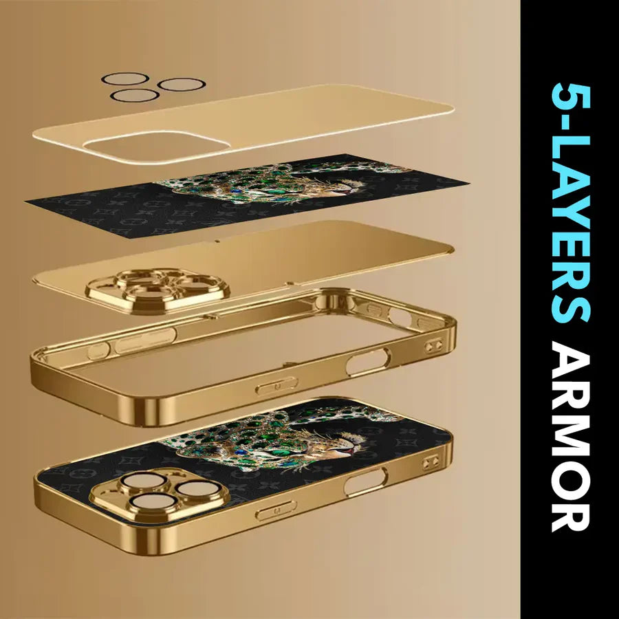 Emerald Leopard Phone Case