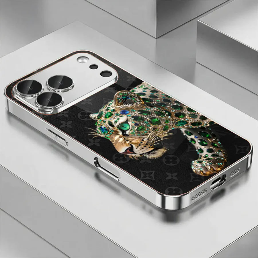 Emerald Leopard Phone Case