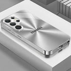 Galaxy S Series - Futuristic Silver Line Case