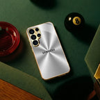 Galaxy S Series - Futuristic Silver Line Case