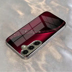 Crimson Glitter Pattern Case