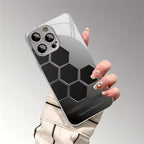 Black Hexagon Metal-Texture Case