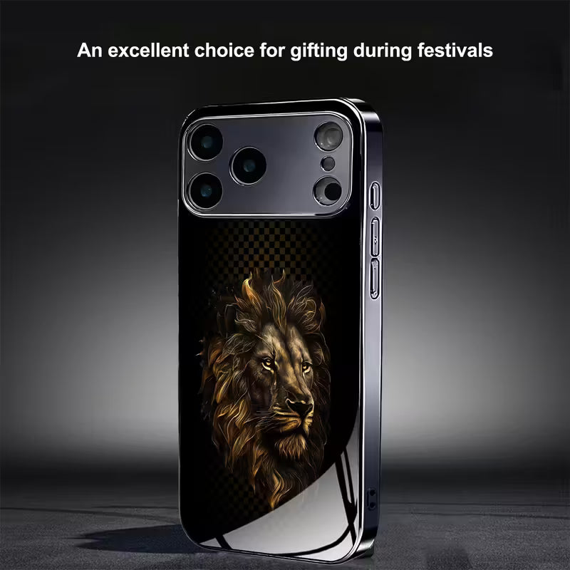 Vintage Lion Electroplated Case