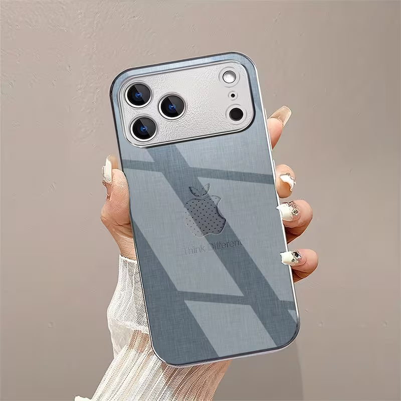 Premium Silvery Glass Case