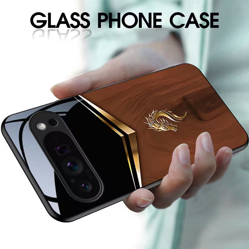 Google Pixel -  Stylish Dragon Head Grain Pattern Case