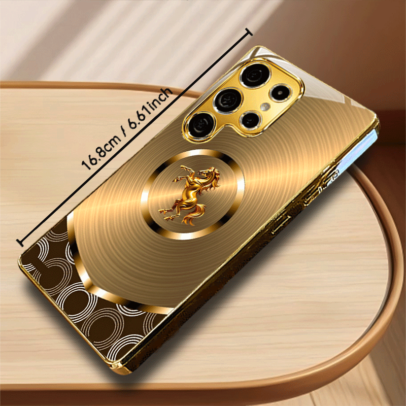 Galaxy S Series - Vintage Swirl Stallion Label Case
