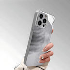 Vertical Stripe Electroplated Case