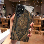 Galaxy S Series - Exquisite Carved Blue Pattern Case