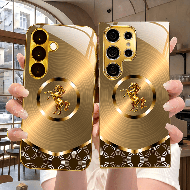 Galaxy S Series - Vintage Swirl Stallion Label Case