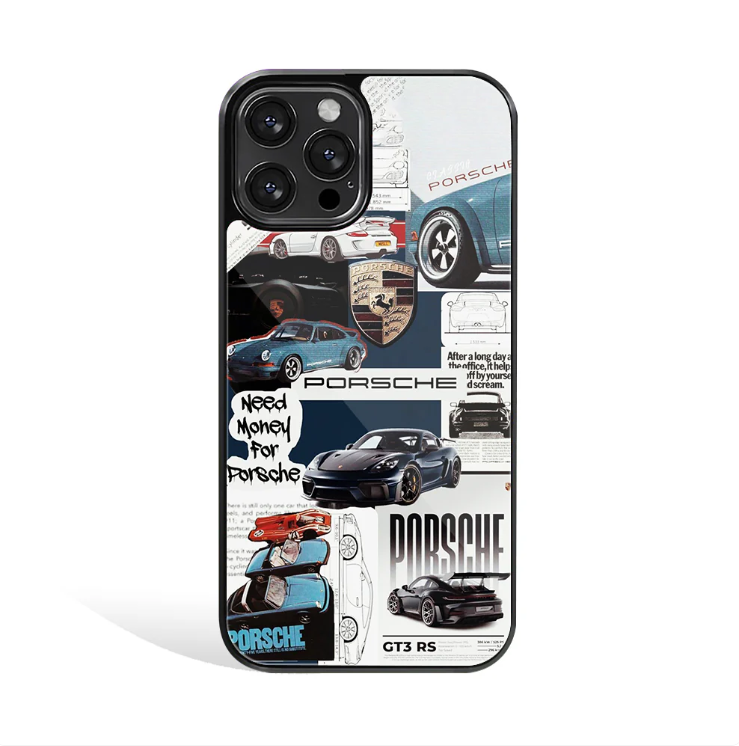 Porsche Aesthetic Pop Culture Case