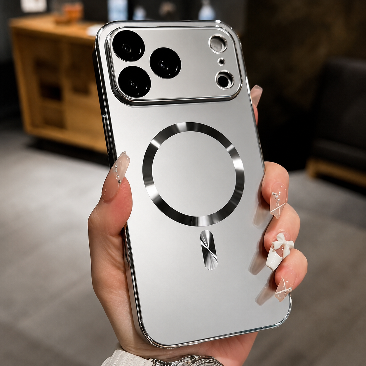 Titanium Silver Matte Case