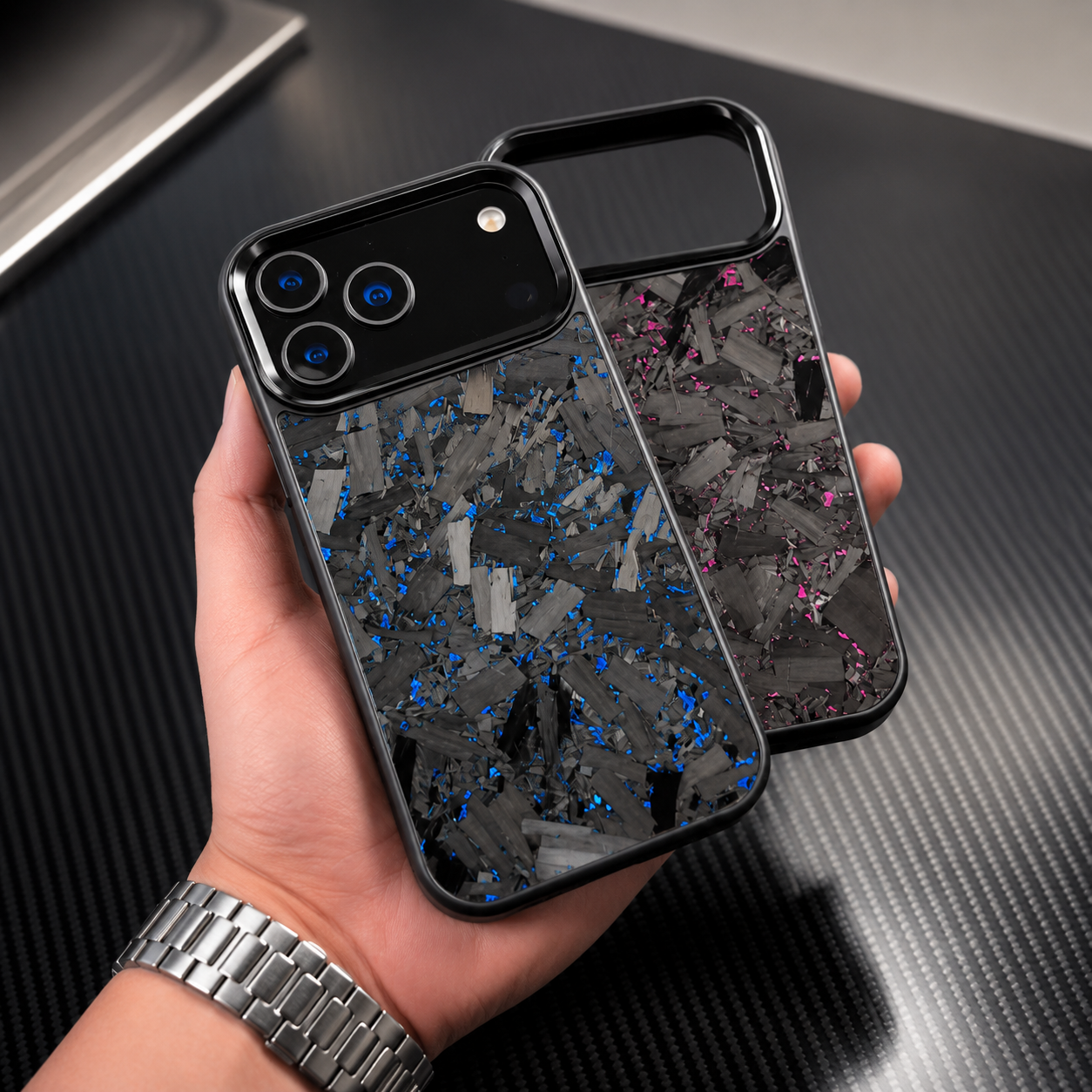 Forged Carbon Armor Case