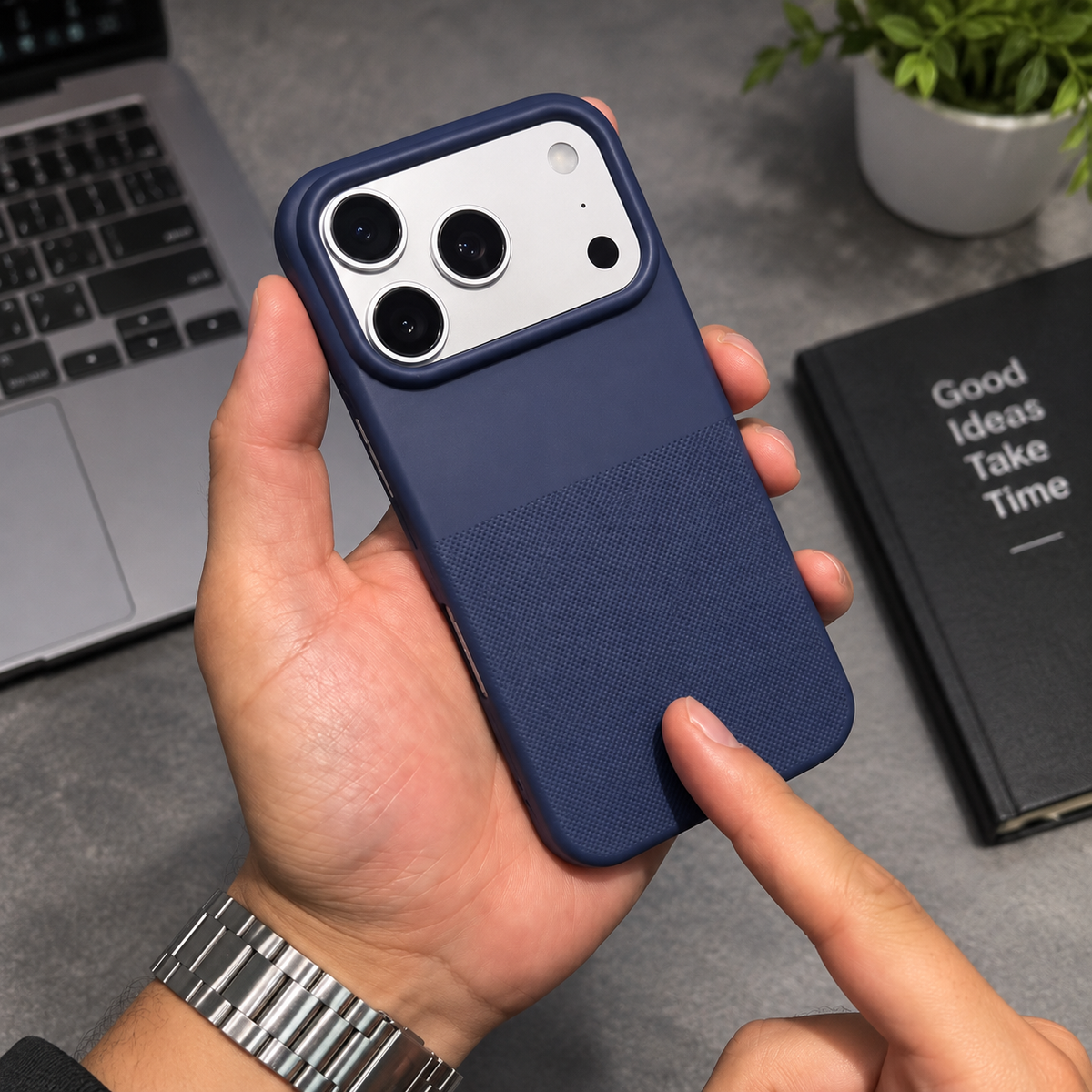 Cobalt Canvas Case