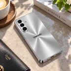 Galaxy S Series - Futuristic Silver Line Case
