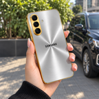Galaxy S Series - Futuristic Silver Line Case