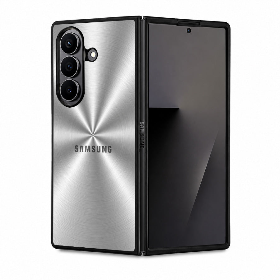 Galaxy S Series - Futuristic Silver Line Case