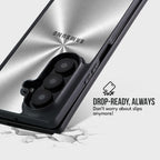 Galaxy S Series - Futuristic Silver Line Case