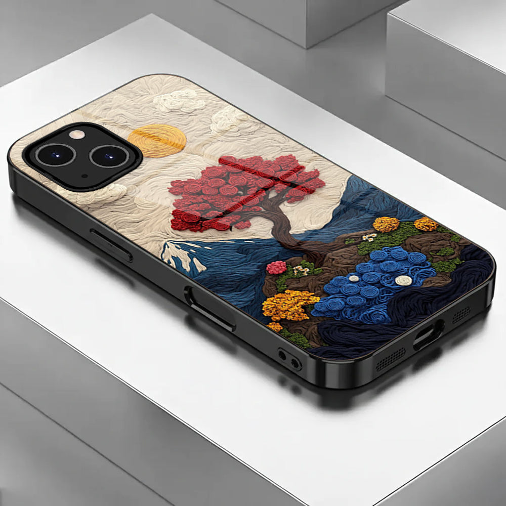 Scarlet Bloom Aesthetic Case