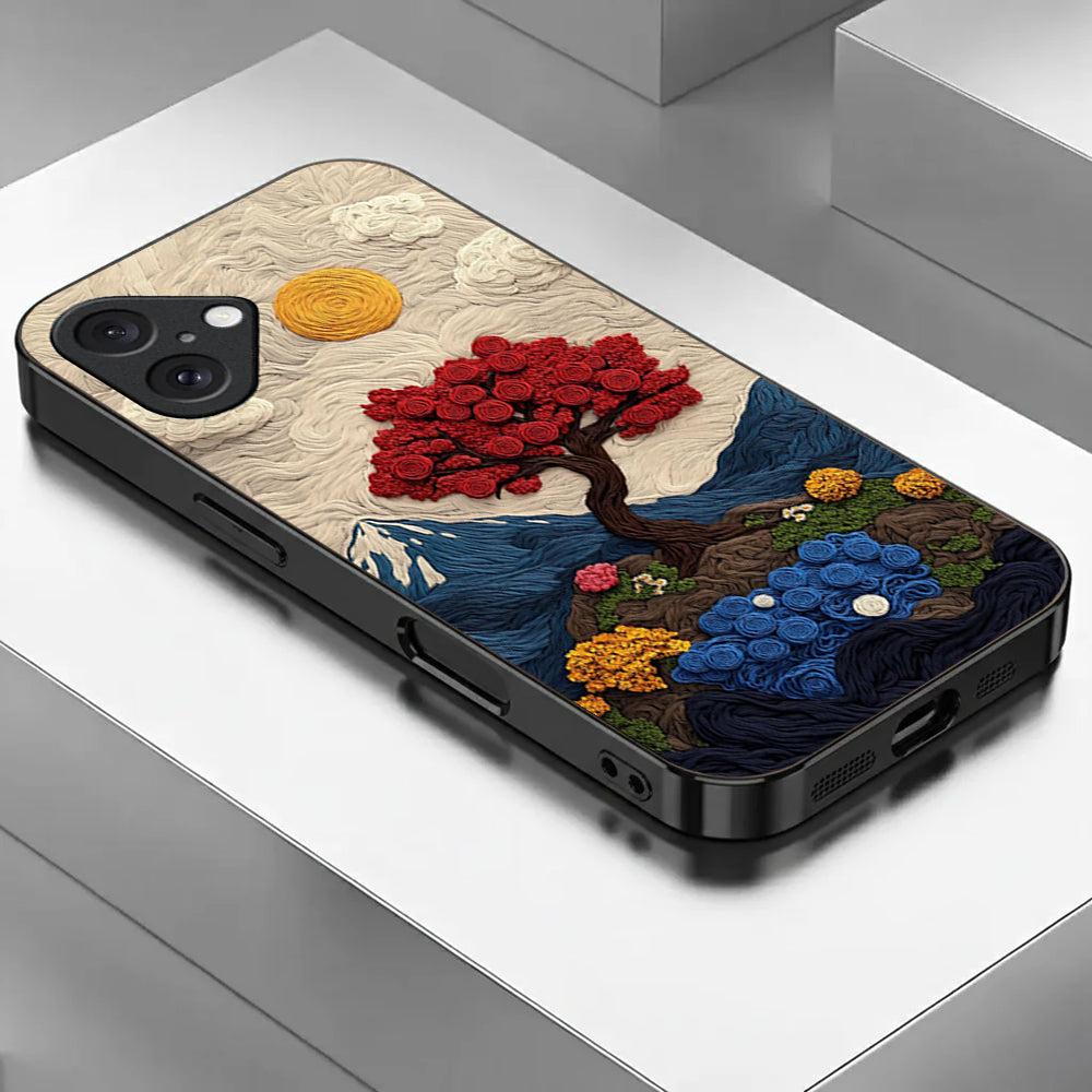 Scarlet Bloom Aesthetic Case