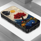 Scarlet Bloom Aesthetic Case