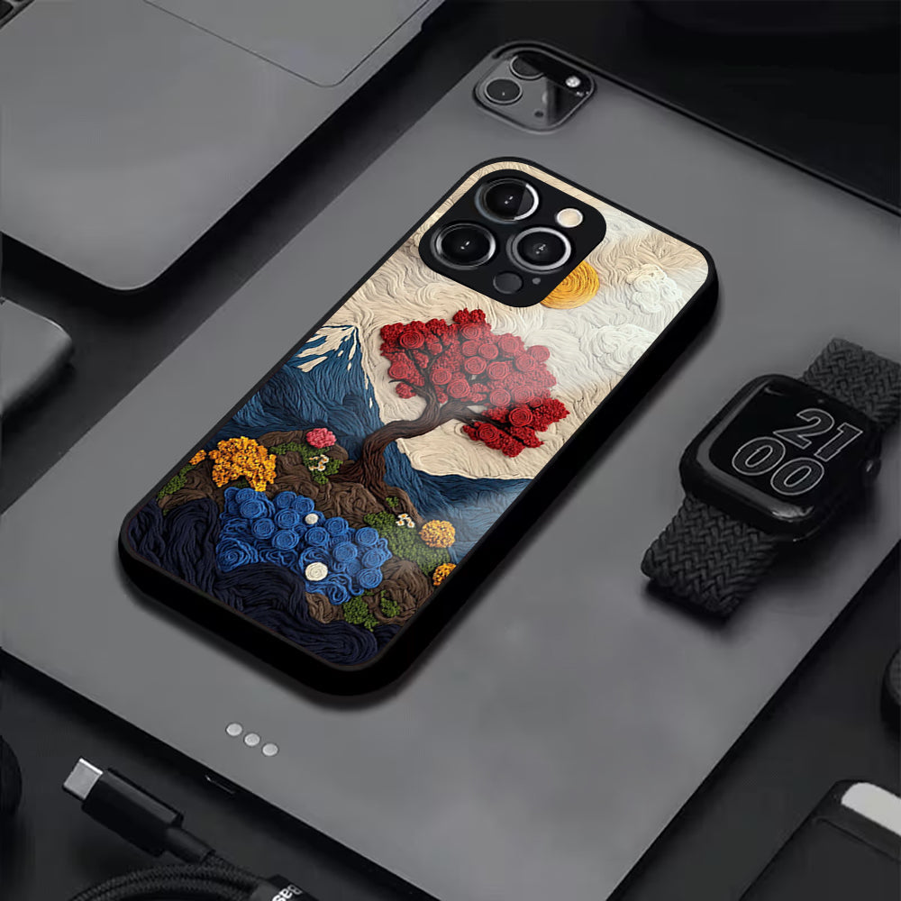 Scarlet Bloom Aesthetic Case