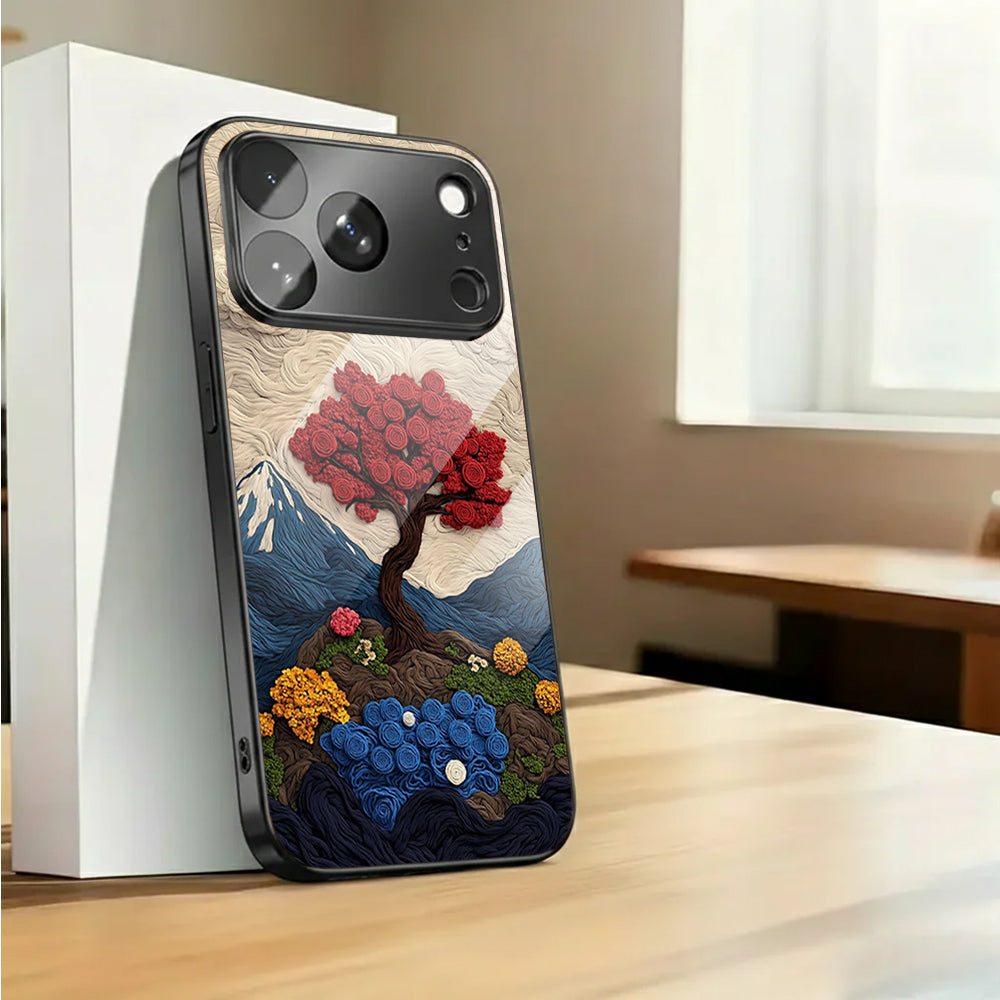 Scarlet Bloom Aesthetic Case