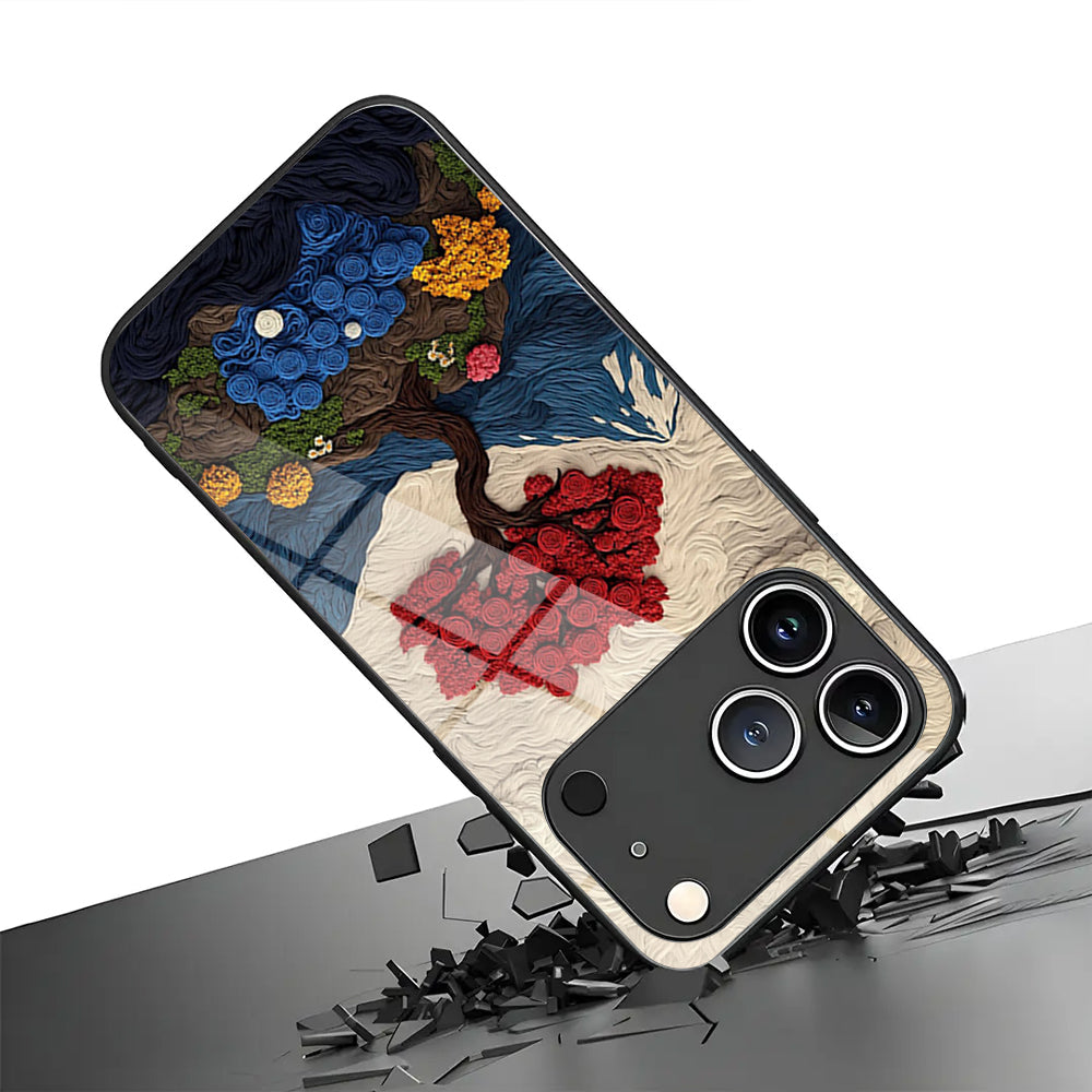 Scarlet Bloom Aesthetic Case